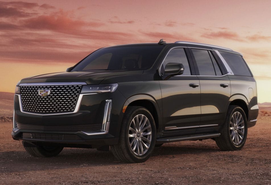 Cadillac Escalade luxury SUV - Emily's Limousine Service fleet