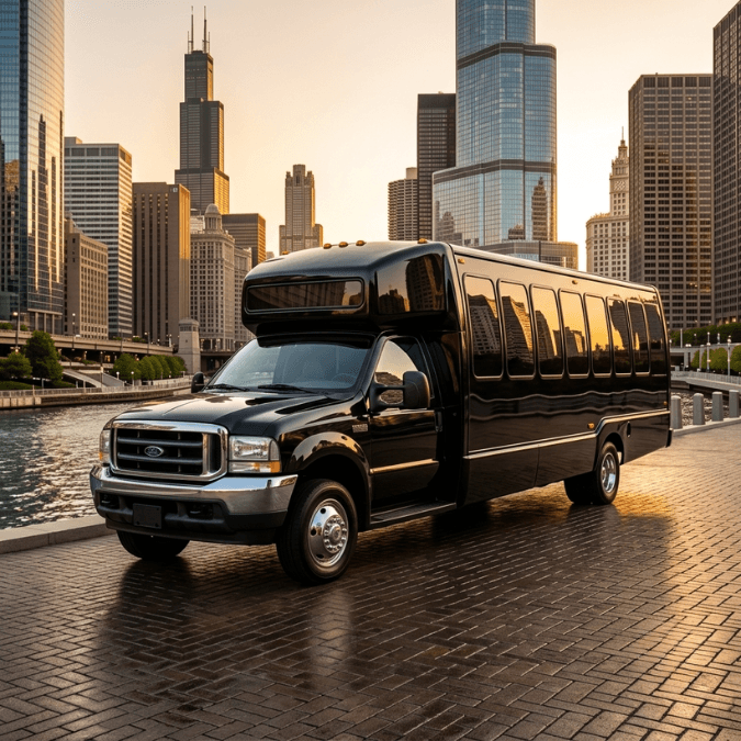 Chicago party bus rental for celebrations across the south suburbs