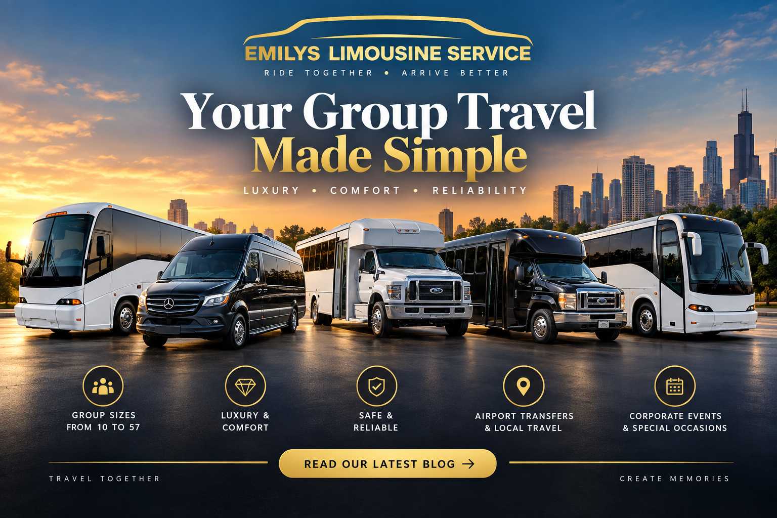 O’Hare limousine service guide for Chicago hotel and airport transportation by Emily’s Limousine Service