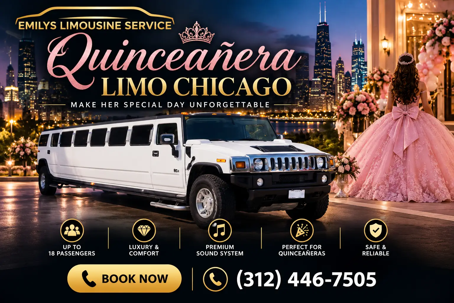 quinceañera limo Chicago